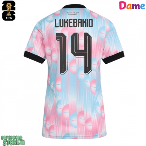 Belgien Dodi Lukebakio #14 Replika Udebanetrøje Dame VM 2026 Kortærmet